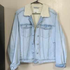 Sherpa lined Jean Jacket